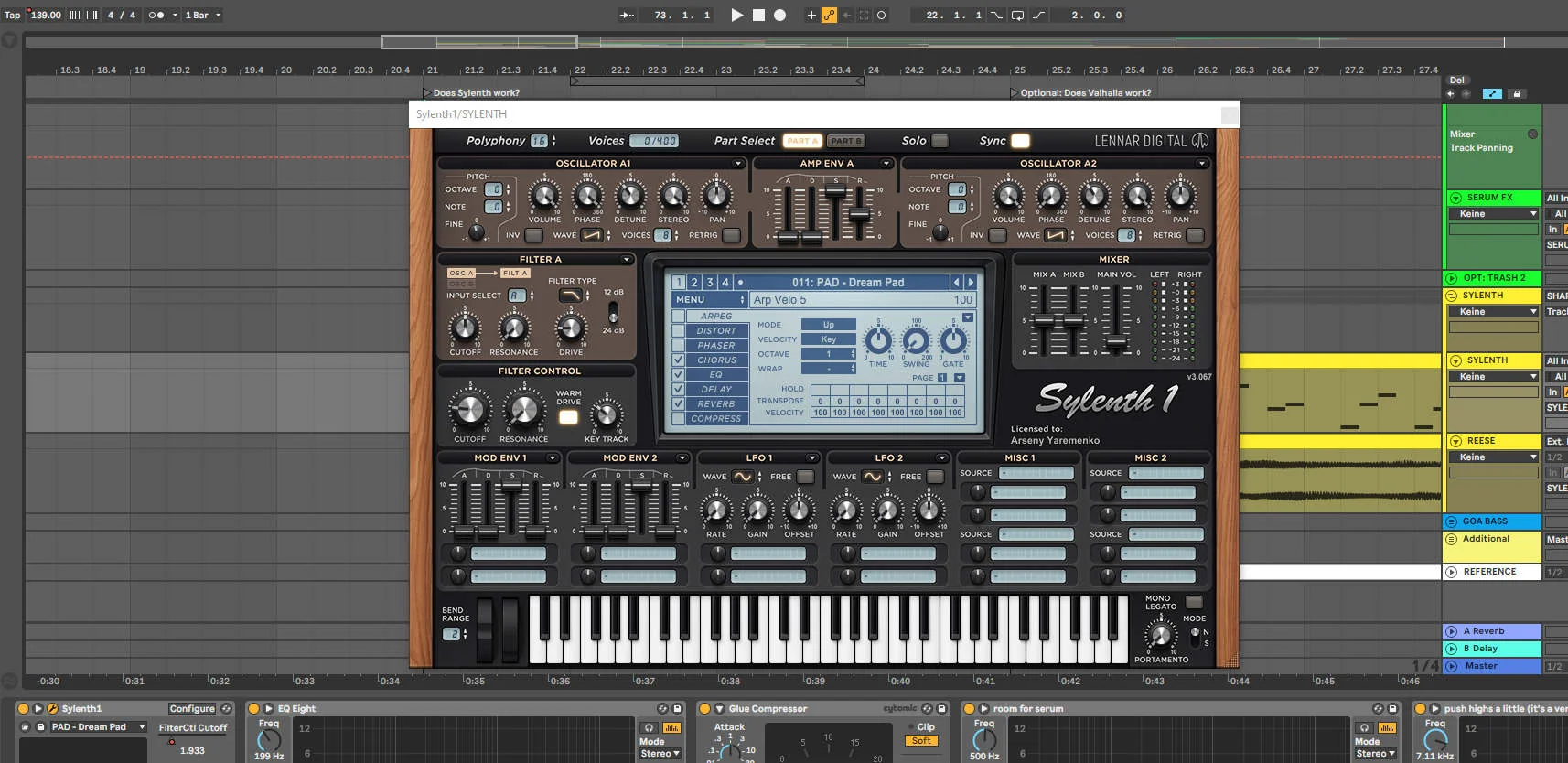 Sylenth1 with specific settings